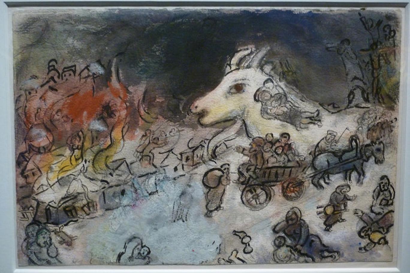 لوحة "الحرب" - مارك شاغال
